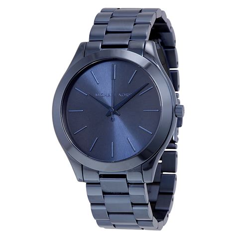 michael kors mk3419|Michael Kors Slim Runway Blue Dial Blue Ion.